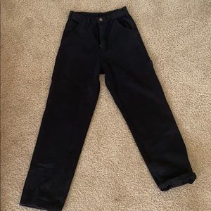 Black cargo pants